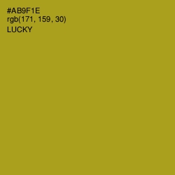 #AB9F1E - Lucky Color Image