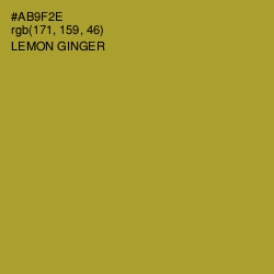 #AB9F2E - Lemon Ginger Color Image