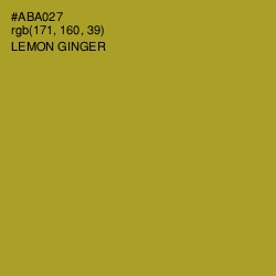 #ABA027 - Lemon Ginger Color Image