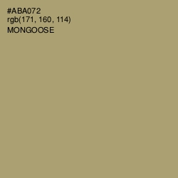 #ABA072 - Mongoose Color Image