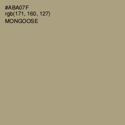 #ABA07F - Mongoose Color Image