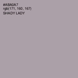 #ABA0A7 - Shady Lady Color Image