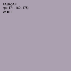 #ABA0AF - Shady Lady Color Image