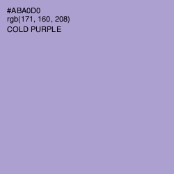 #ABA0D0 - Cold Purple Color Image