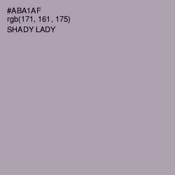 #ABA1AF - Shady Lady Color Image