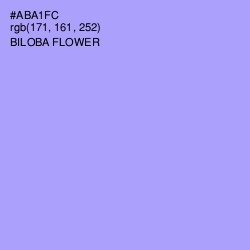 #ABA1FC - Biloba Flower Color Image