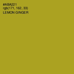 #ABA221 - Lemon Ginger Color Image