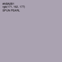 #ABA2B1 - Spun Pearl Color Image