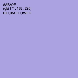 #ABA2E1 - Biloba Flower Color Image