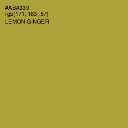 #ABA339 - Lemon Ginger Color Image