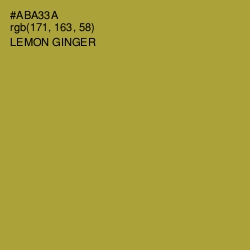 #ABA33A - Lemon Ginger Color Image