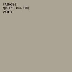 #ABA392 - Gray Olive Color Image