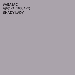 #ABA3AC - Shady Lady Color Image