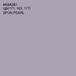 #ABA3B1 - Spun Pearl Color Image