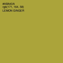 #ABA43A - Lemon Ginger Color Image
