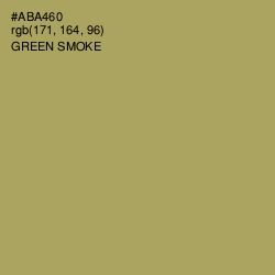 #ABA460 - Green Smoke Color Image