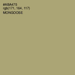 #ABA475 - Mongoose Color Image