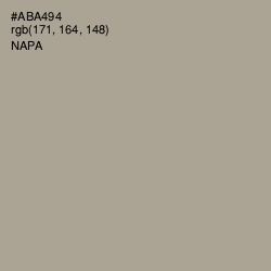 #ABA494 - Napa Color Image