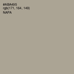 #ABA495 - Napa Color Image