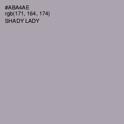 #ABA4AE - Shady Lady Color Image