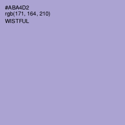 #ABA4D2 - Wistful Color Image