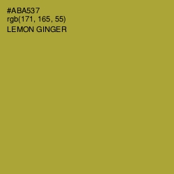 #ABA537 - Lemon Ginger Color Image