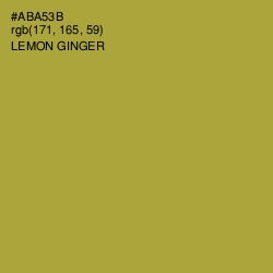 #ABA53B - Lemon Ginger Color Image