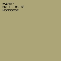 #ABA577 - Mongoose Color Image