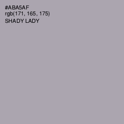 #ABA5AF - Shady Lady Color Image