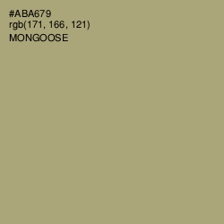 #ABA679 - Mongoose Color Image