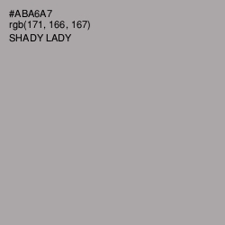 #ABA6A7 - Shady Lady Color Image