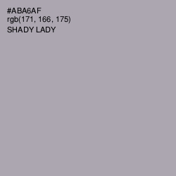 #ABA6AF - Shady Lady Color Image