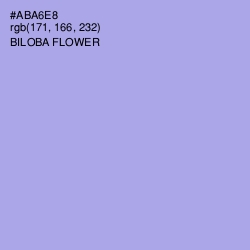 #ABA6E8 - Biloba Flower Color Image
