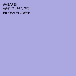 #ABA7E1 - Biloba Flower Color Image