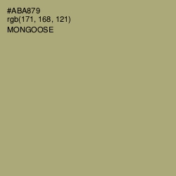 #ABA879 - Mongoose Color Image