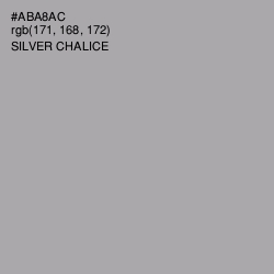 #ABA8AC - Silver Chalice Color Image