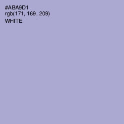 #ABA9D1 - Wistful Color Image