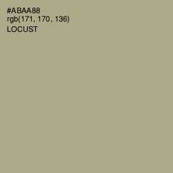 #ABAA88 - Locust Color Image