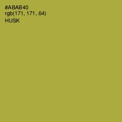 #ABAB40 - Husk Color Image
