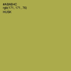 #ABAB4C - Husk Color Image