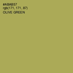 #ABAB57 - Olive Green Color Image
