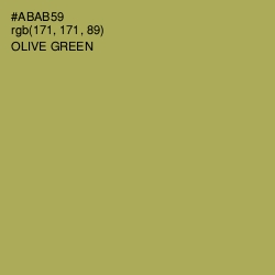 #ABAB59 - Olive Green Color Image