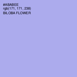 #ABABEE - Biloba Flower Color Image