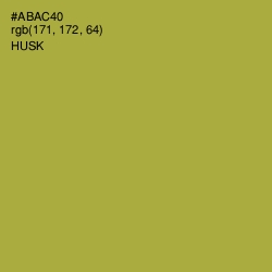 #ABAC40 - Husk Color Image