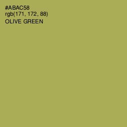 #ABAC58 - Olive Green Color Image