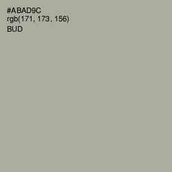 #ABAD9C - Bud Color Image