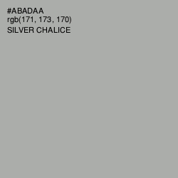 #ABADAA - Silver Chalice Color Image