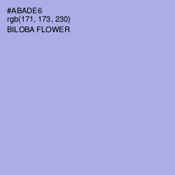 #ABADE6 - Biloba Flower Color Image