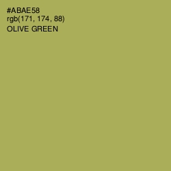 #ABAE58 - Olive Green Color Image