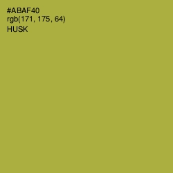 #ABAF40 - Husk Color Image